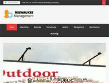 Tablet Screenshot of milwaukee-management.com